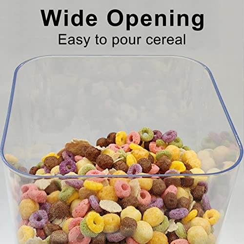 Dispensador de cereales para encimera, 2 unidades, contenedores de almacenamiento de cereales, contenedores de organización y almacenamiento de 5 litros para cocina, dispensador de alimentos secos,arroz, granos, nueces, avena, comida para mascotas