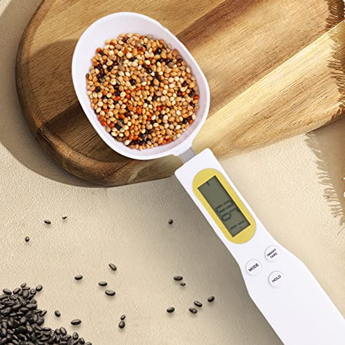 PRODUCTO 113 Báscula digital de cuchara de cocina: cuchara medidora electrónica de 17.64 oz/0.00 oz, báscula de alimentos que pesa gramos y onzas, báscula de cocina digital con mango y pico para dispensar café, leche, harina, condimentos