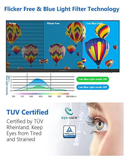 INNOCN 29C1F-D Monitor ultraancho de 29" USB tipo C 21:9 Pantalla IPS WFHD 2560 x 1080P 350Nits 99% sRGB DP HDMI Monitor de computadora, 75 Hz, pantalla dividida, altura/pivote ajustable, montaje en pared