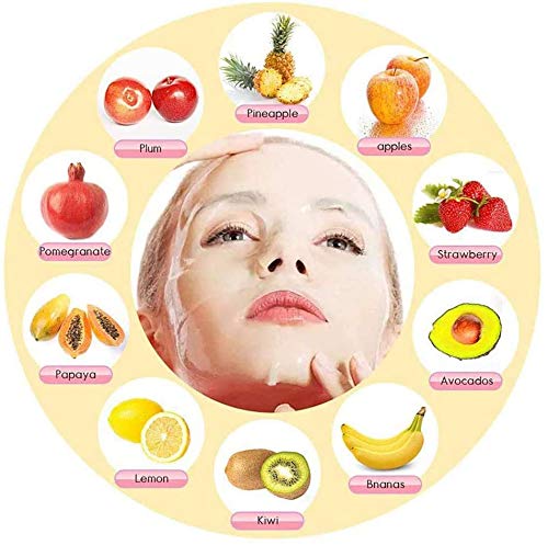 JJ.Yoma Máquina para hacer cremas faciales, máquina profesional para mascarillas faciales, colágeno, frutas y verduras, fabricante automático de mascarillas para el cuidado facial con recordatorio de voz humana