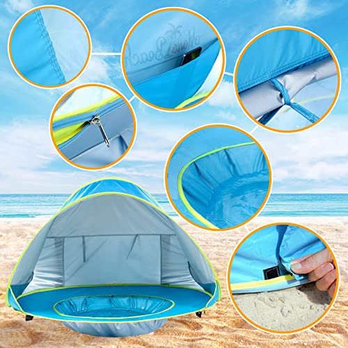 PRODUCTO 190 Monobeach Baby Beach Tent Pop Up Portable Shade Pool Protección UV Refugio solar para bebés