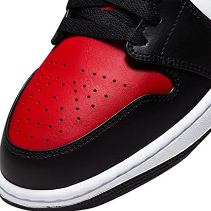 Jordan Mens Air 1 Mid 554724 079 Bred Toe - Size 8