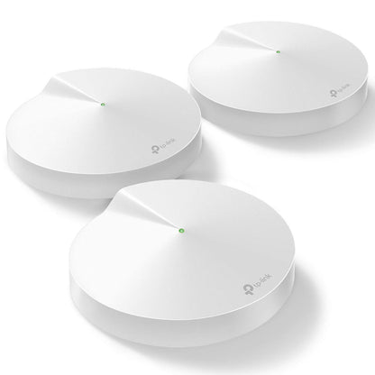 PRODUCTO 266 Sistema WiFi TP-Link Deco Mesh (Deco M5): hasta 5500 pies cuadrados de cobertura para todo el hogar y más de 100 dispositivos, reemplazo de enrutador/extensor WiFi, Anitivirus, paquete de 3