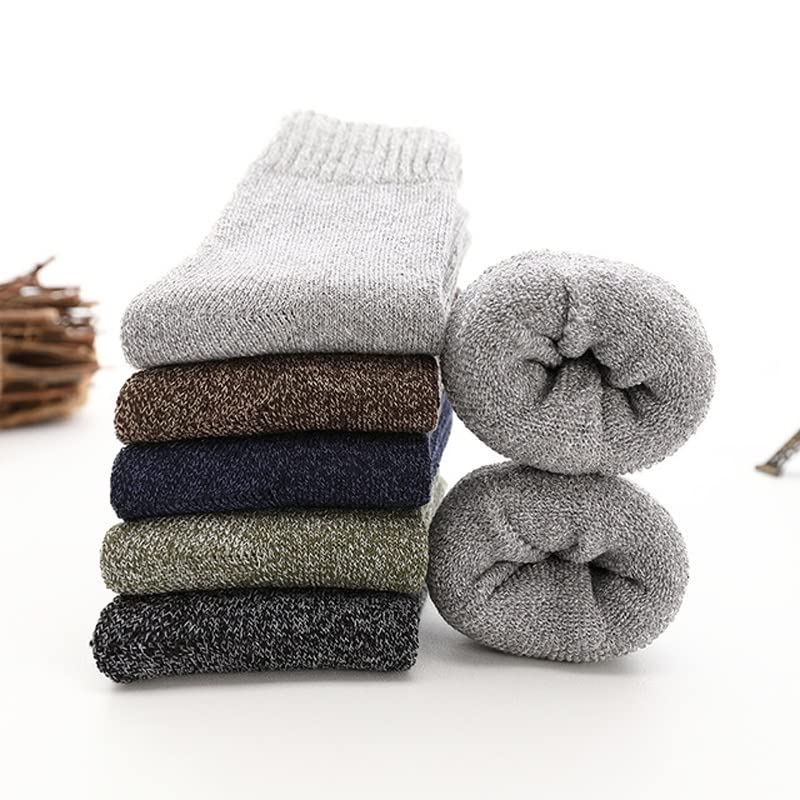 WATAY Thicken Wool Socks Men Towel Keep Warm Winter Socks Cotton Socks For Man Thermal Size