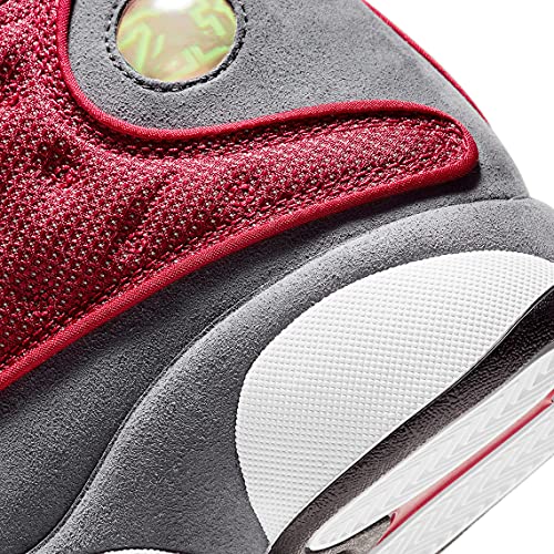 Nike Men's Air Jordan 13 Retro Red Flint, Gym Red/Flint Grey/White/Black, 10