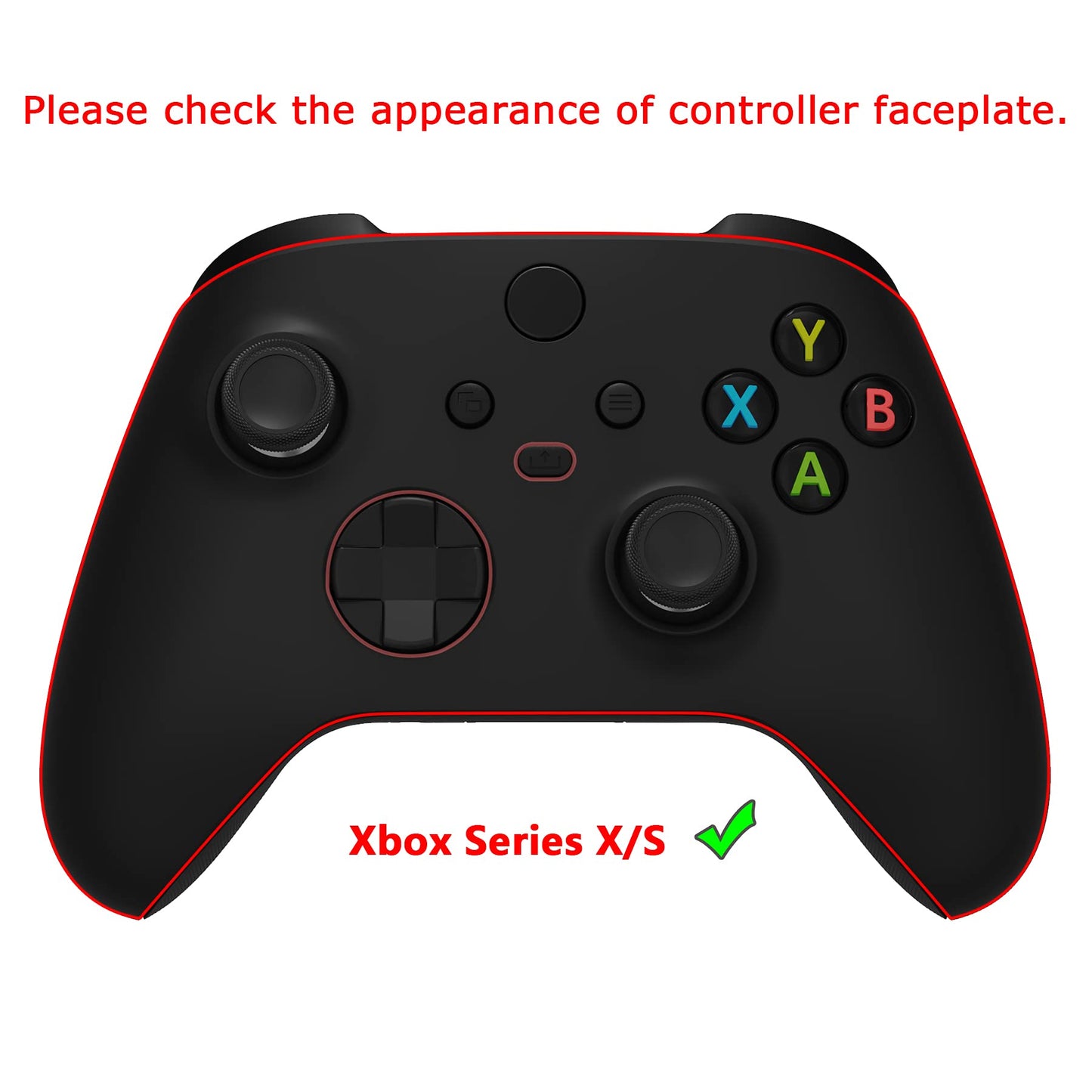 PRODUCTO 297 Carcasa personalizada eXtremeRate para controlador Xbox Series X y S - Revitalice su controlador - Payaso Hahaha Cubierta de repuesto Cubierta de carcasa frontal para controlador inalámbrico Xbox Core [Control NO incluido]