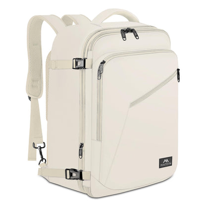 PRODUCTO 336 MATEIN Mochila de Viaje Grande para Mujer, Mochila Ligera de Mano y Correas Ocultas para los Hombros, Mochilas Antirrobo Impermeables para Vuelo, Mochilas de Fin de Semana de Senderismo Ampliables, Regalos de Viaje, Beige