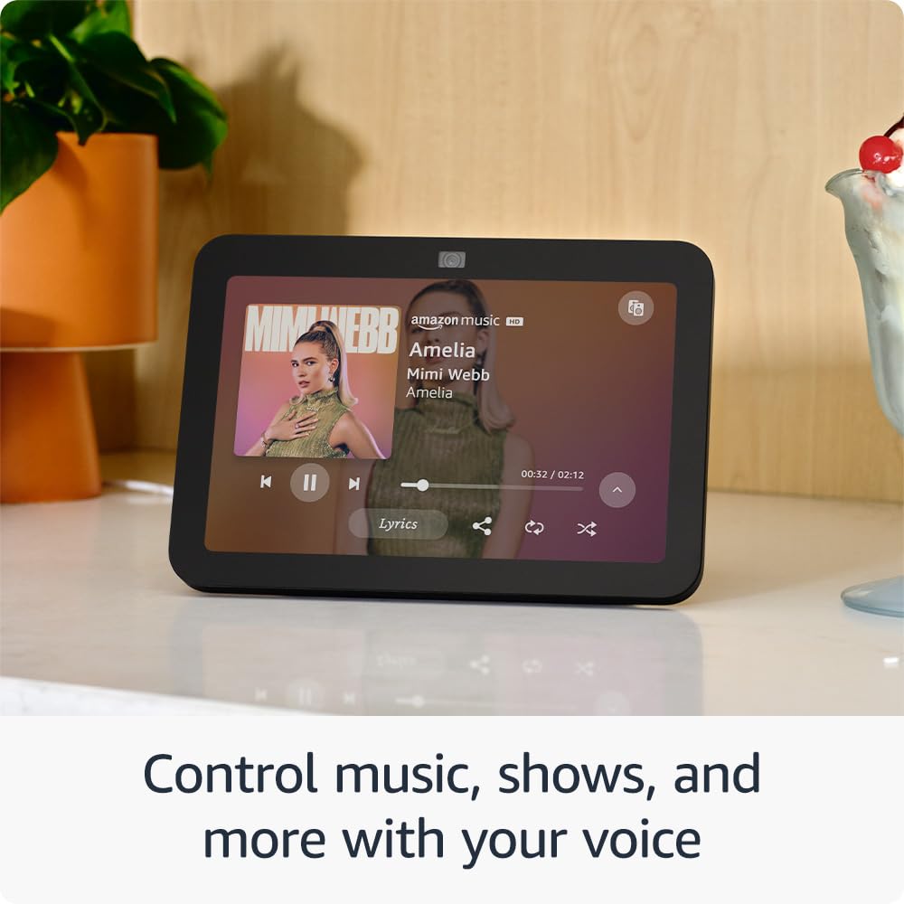 PRODUCTO 309 Nuevo Echo Show 8 (3.a generación, lanzamiento en 2023) | Con audio espacial, Smart Home Hub y Alexa | Carbón