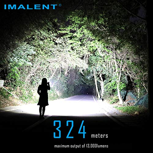 PROCUCTO 82 IMALENT MS03 EDC Linterna 13000 Lúmenes, Cree XHP70.2nd LED Linterna Recargable Led Super Brillante, Adecuada para Búsqueda, Patrulla y Pesca