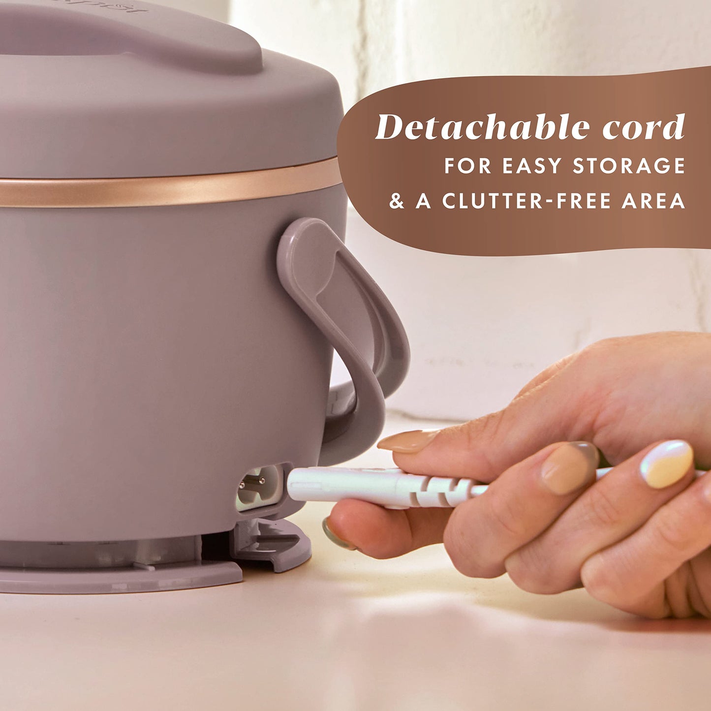 PRODUCTO 468 Fiambrera eléctrica Crock-Pot, calentador de alimentos portátil para viajes, automóvil, para llevar, 20 onzas, rosa rubor | Mantiene la comida caliente y sin derrames | Apto para lavavajillas | Regalos para mujeres