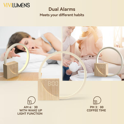 PRODUCTO 272  Reloj despertador para adultos que duermen mucho, luz de despertador, ayuda para dormir, 10 máquinas de sonido de ruido blanco con temporizador 30/60/90, lámpara de mesa táctil regulable de 3 niveles con puerto de cargador USB de repetición