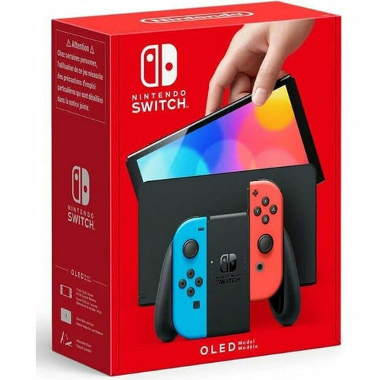 PRODUCTO 273 Nintendo Switch – Modelo OLED con Joy-Con rojo neón y azul neón