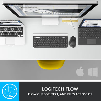 PRODUCTO 102 Ratón inalámbrico Logitech MX Master 2S: uso en cualquier superficie, desplazamiento hiperrápido, forma ergonómica, recargable, control de hasta 3 computadoras Apple Mac y Windows, grafito (descontinuado por el fabricante)