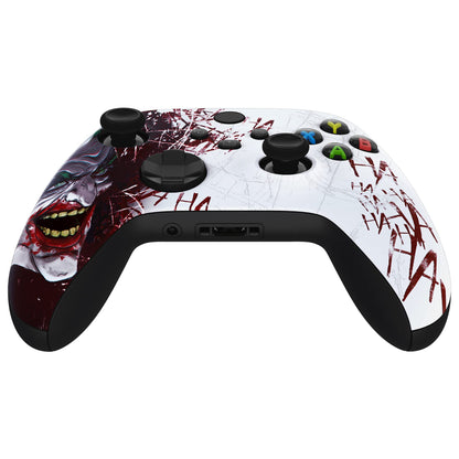 PRODUCTO 297 Carcasa personalizada eXtremeRate para controlador Xbox Series X y S - Revitalice su controlador - Payaso Hahaha Cubierta de repuesto Cubierta de carcasa frontal para controlador inalámbrico Xbox Core [Control NO incluido]