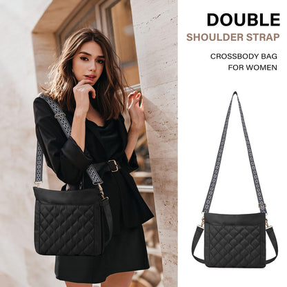 PRODUCTO 571 BBCREAT Bolsos de Hombro para Mujer, Bolsos de Diseño de Moda con Monedero de Embrague Bolso Tejido Hecho a Mano con Cierre de Cremallera para Mujer