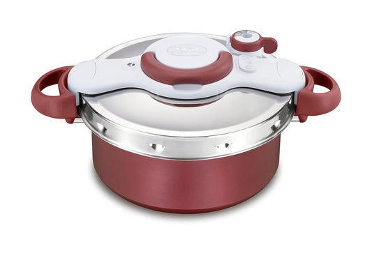 PRODUCTO 579 Tefal Clipso Minut Duo 5 L Olla a Presión - Olla Express de Aluminio con 5 Sistemas de Seguridad y Cierre Fácil con una Mano, Fuego Lento, Modo Cacerola, Función Vapor, Modo Olla a Presión