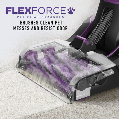 PRODUCTO 473 Hoover SmartWash Limpiador automático de alfombras para mascotas con varita quitamanchas Spot Chaser, máquina champú para mascotas, con tapete de almacenamiento, FH53050, morado